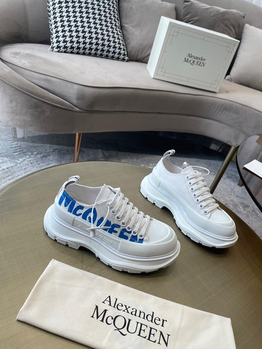 低帮白色蓝字母印花 商品图7