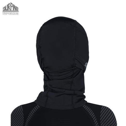 SURPINE高弹保暖速干透气滑雪护脸头套儿童青少年骑行防寒面罩 商品图4