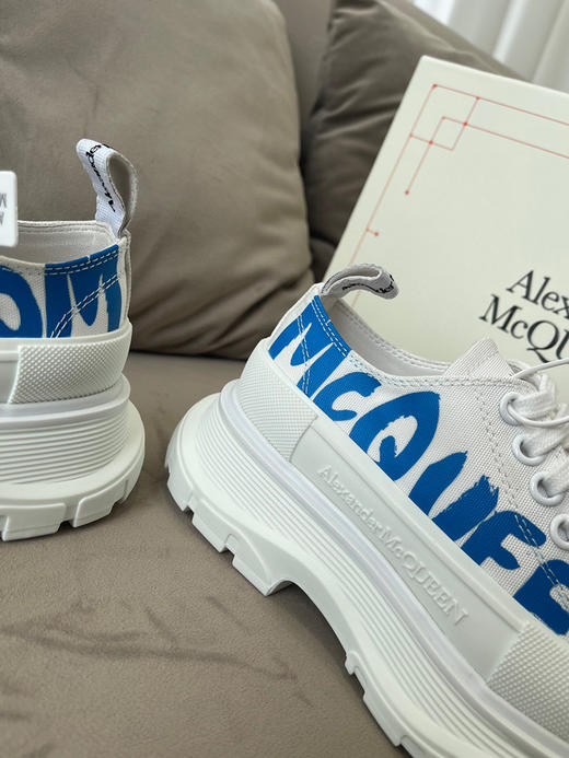 低帮白色蓝字母印花 商品图1