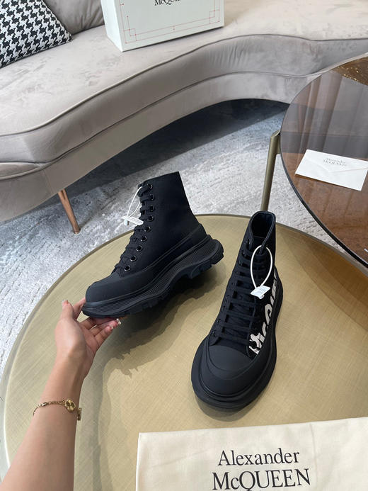 黑色高帮白字母印花 商品图3