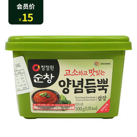 순창양념듬뚝쌈장清净园美味包饭酱500g