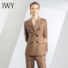 IWY/秋冬咖色西装套装女比亚迪工作西服白领时尚通勤商务正装OLC11373+P11373 商品缩略图2