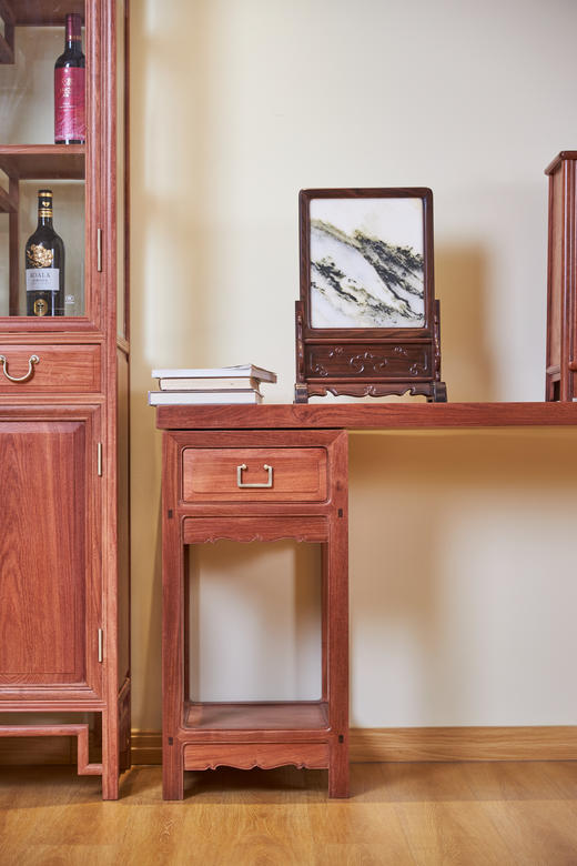 红桥红  家具严选  缅甸花梨(大果紫檀）  【202 艾克款一块玉架几案】 商品图2