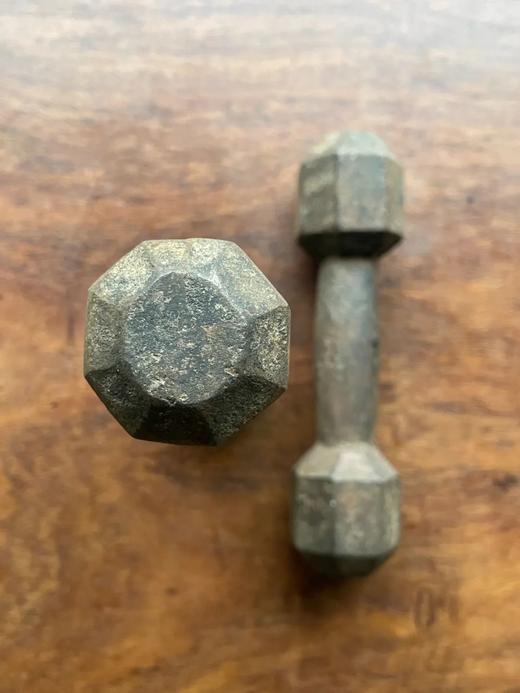 铁质健身老哑铃一对，顺丰包邮 商品图1