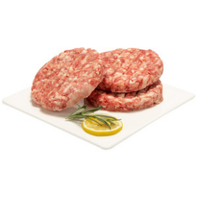 【谷饲牛肉汉堡饼】4包量贩装 黑胡椒风味330g/包（3片装）*4