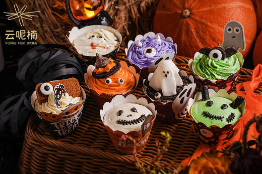 Halloween奇妙夜（万圣节主题双层、手绘杯子蛋糕） 商品图1