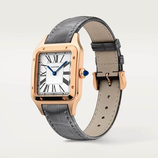 卡地亚 Cartier Santos-Dumont 腕表 大号 18K玫瑰金 石英 WGSA0021 商品图1