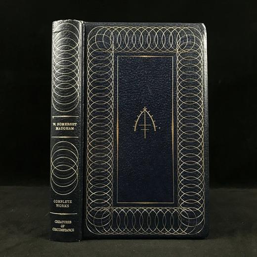 毛姆短篇小说集《环境产物》 保利娜·埃里森趣味插图 复古仿皮精装32开 商品图0