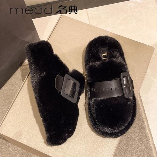 秋冬新款厚底加绒时尚百搭外穿棉鞋 商品图6