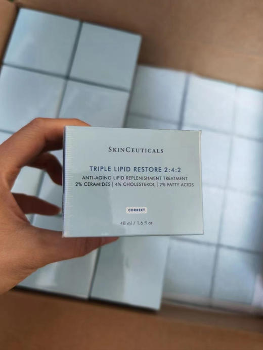 修丽可皮脂膜242面霜​​48ml源码贵妇面霜秋冬敏感肌必备修复霜光电术后皮脂膜修复面霜干皮滋养摆脱红痒强健霜 商品图12