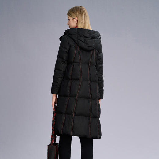 TANGY Collection/天意精品植物染莨绸香云纱鹅绒服 商品图2