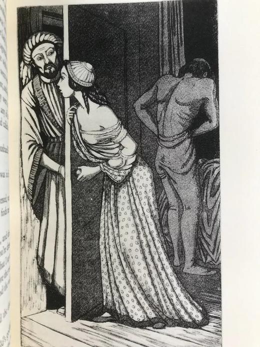 薄伽丘《十日谈》（全2卷） 版画家莱特20幅香艳插图 精装18开 商品图14