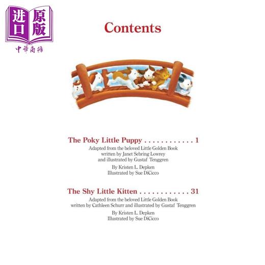 【中商原版】Step into Reading Step 1 Five Classic Golden Book Tales 兰登阅读进阶1:五部经典金书故事 英文原版 儿童绘本 商品图2