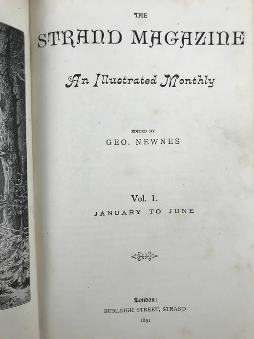1891年1-6月 河滨杂志 数百幅插图 漆布精装18开 商品图3