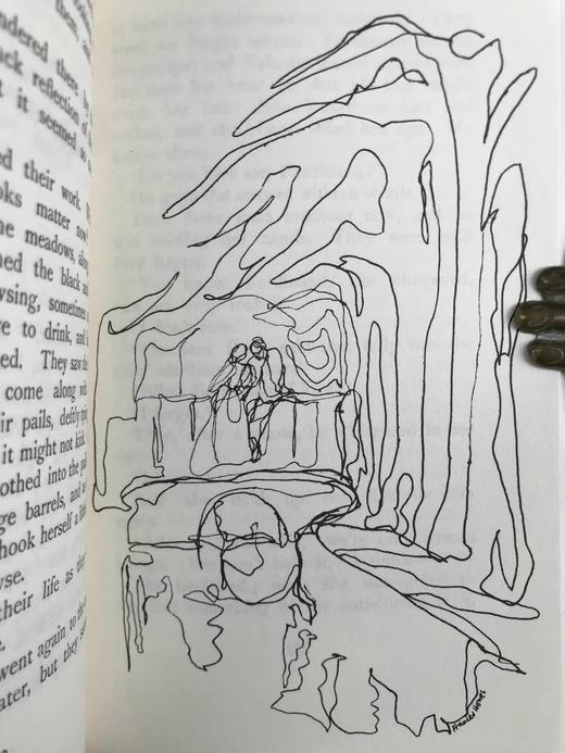 毛姆短篇小说集《东方行》弗朗西斯·豪斯插图 复古仿皮精装32开 商品图8