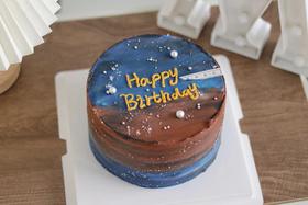 【生日蛋糕】蓝色星空款