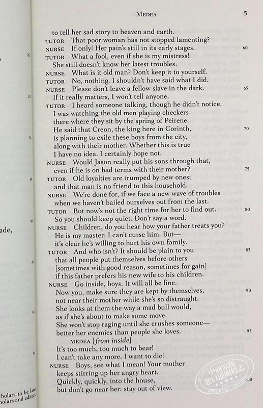 【中商原版】美狄亚 英文原版 Norton Critical Editions Medea Euripides 商品图7