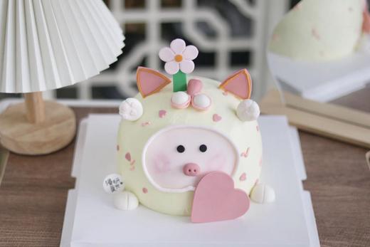 【生日蛋糕】立体小猪款 商品图0