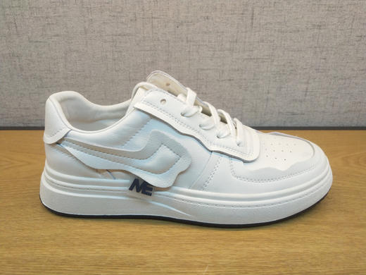 2021秋季新款豪行真皮舒适休闲女鞋21378251时尚平底小白鞋单正品 商品图0