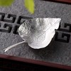 创意茶滤锡茶漏纯锡茶具过滤网日式锤纹树叶茶滤功夫茶道零配 商品缩略图5