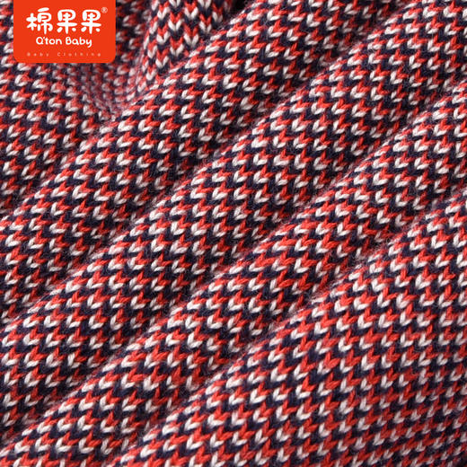 商场同款棉果果冬季男童五角星时尚百搭提花圆领套头棉线衫M412160222720 商品图6