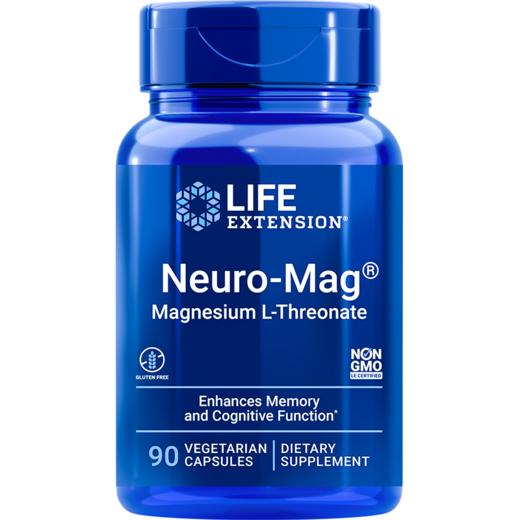 野兽优选 | 沿寿LIFE EXTENSION Neuro-Mag L-苏糖酸镁 90粒（跨境海淘商品不支持7天无理由） 商品图1
