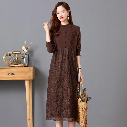 配大衣内搭小个子中长款毛衣洋气打底衫连衣裙CC-E613 商品图2