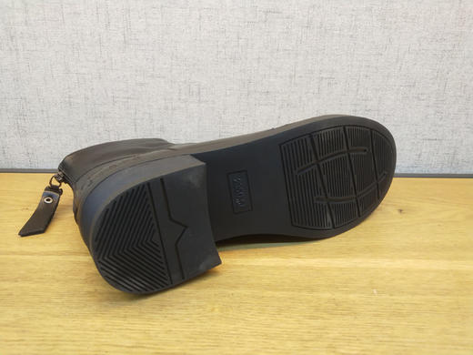 2021秋新款豪行舒适女鞋213X30326时尚厚底单靴真皮休闲短靴正品 商品图6