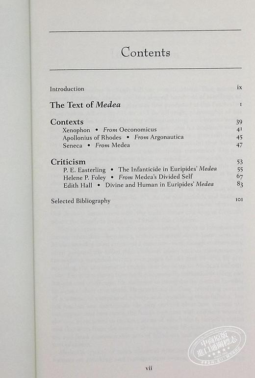 【中商原版】美狄亚 英文原版 Norton Critical Editions Medea Euripides 商品图5