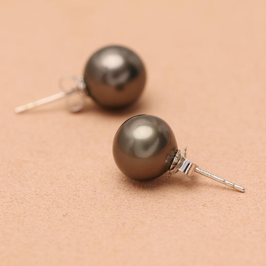 金18k海水珍珠耳钉 8.5-12mm 98083-87333-100596 商品图6
