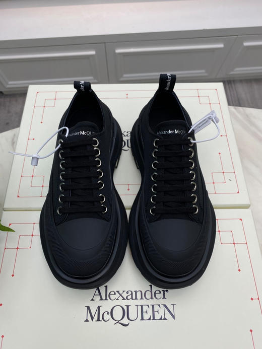 全黑帆布老爹鞋 商品图1