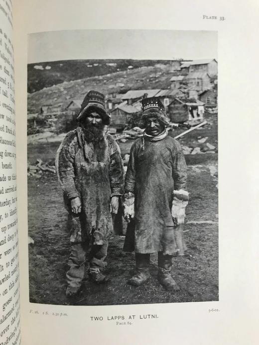 1904年 与俄国拉普兰德鸟类共处的三个夏天 68幅插图 漆布精装18开 商品图8