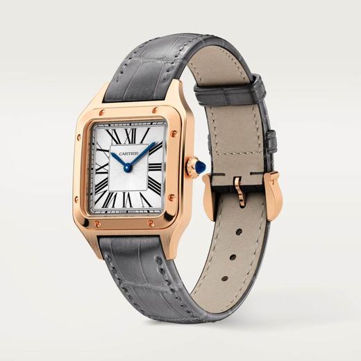 卡地亚 Cartier Santos-Dumont 腕表 小号 18K玫瑰金 石英 WGSA0022 商品图1