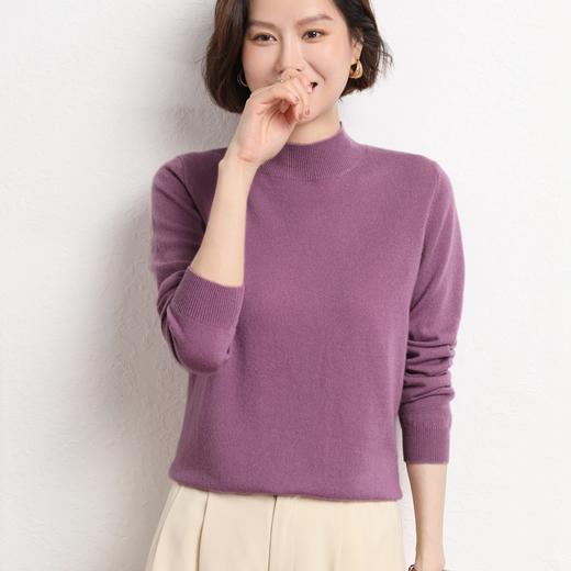 【年终羊毛衫活动】【击穿底价】【两件再减20元】SIIJJEYY . woolen秋冬新款纯羊毛衫女高领半高领针织打底衫长袖保暖毛衣女 商品图8