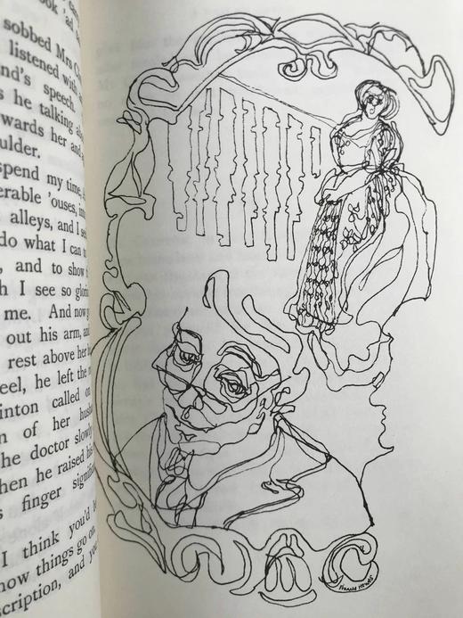 毛姆短篇小说集《东方行》弗朗西斯·豪斯插图 复古仿皮精装32开 商品图5