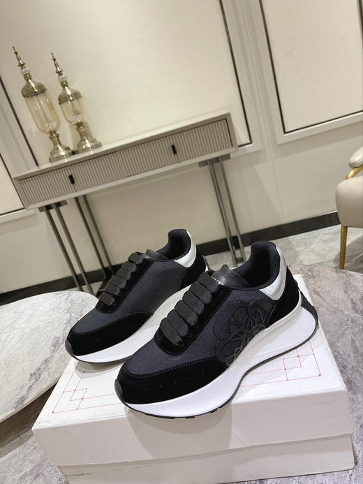 黑色布面拼牛反绒 商品图8