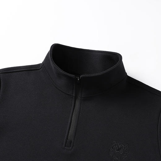 双面德绒【新款DSK】大依优型大码男装双面绒卫衣上衣立领宽松加肥加大长袖保暖 商品图8