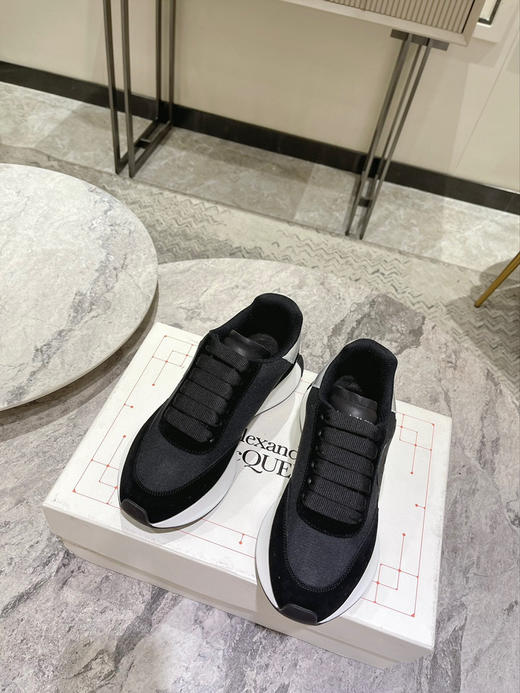 黑色布面拼牛反绒 商品图7