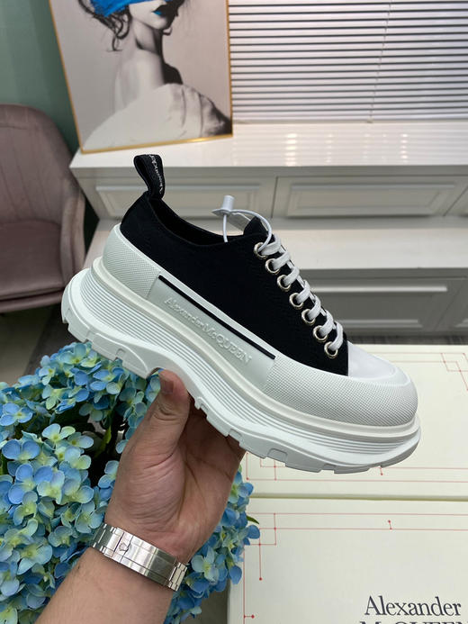 经典黑帆布老爹 商品图5