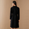 EITIE爱特爱正肩收腰黑色纯羊毛大衣呢外套大气通勤冬季新款D2214001 商品缩略图3