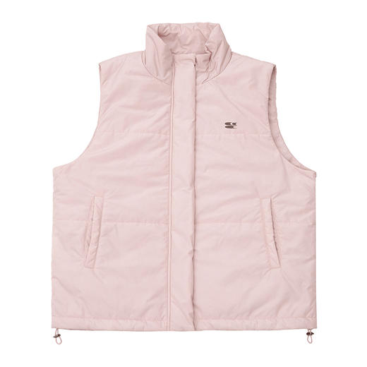 CryingCenter 哭喊泪粉色简约基础棉服马甲外套背心 哭喊中心 商品图3