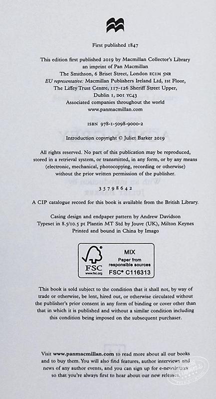 【中商原版】 Collectors Library系列：艾格妮丝·格雷 英文原版 Agnes Grey 安妮勃朗特 Anne Bronte 商品图4