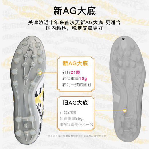 Mizuno/美津浓MORELIA NEO 3 PRO AS碎钉袋鼠皮次高端成人足球鞋男P1GD228446 商品图2