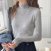 半高领打底衫女春秋内搭洋气2021新款早秋上衣秋冬毛衣长袖针织衫 商品缩略图1