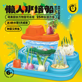 【懒人水培船】蔬果废料不要扔❗种菜养鱼两不误！