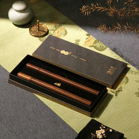 海南沉香线香3件套 酸枝实木香管 海南精品线香 铜葫芦香插 20023447