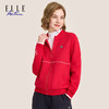 ELLE Active新款女士棒球服拉链短外套简约显瘦女装 商品缩略图4