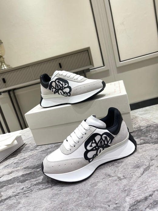 白色布面拼牛反绒 商品图4