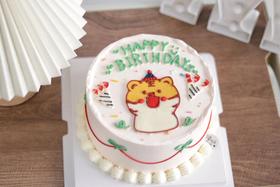 【生日蛋糕】手绘小老虎款