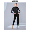 VIMAGE纬漫纪冬季新款通勤显瘦显高百搭高腰裤子V1405004 商品缩略图1
